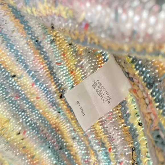 J. Jill Pastel Multicolored Knit Sweater - Picture 6 of 9